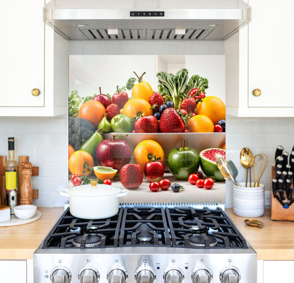 a stove top oven sitting inside of a kitchen