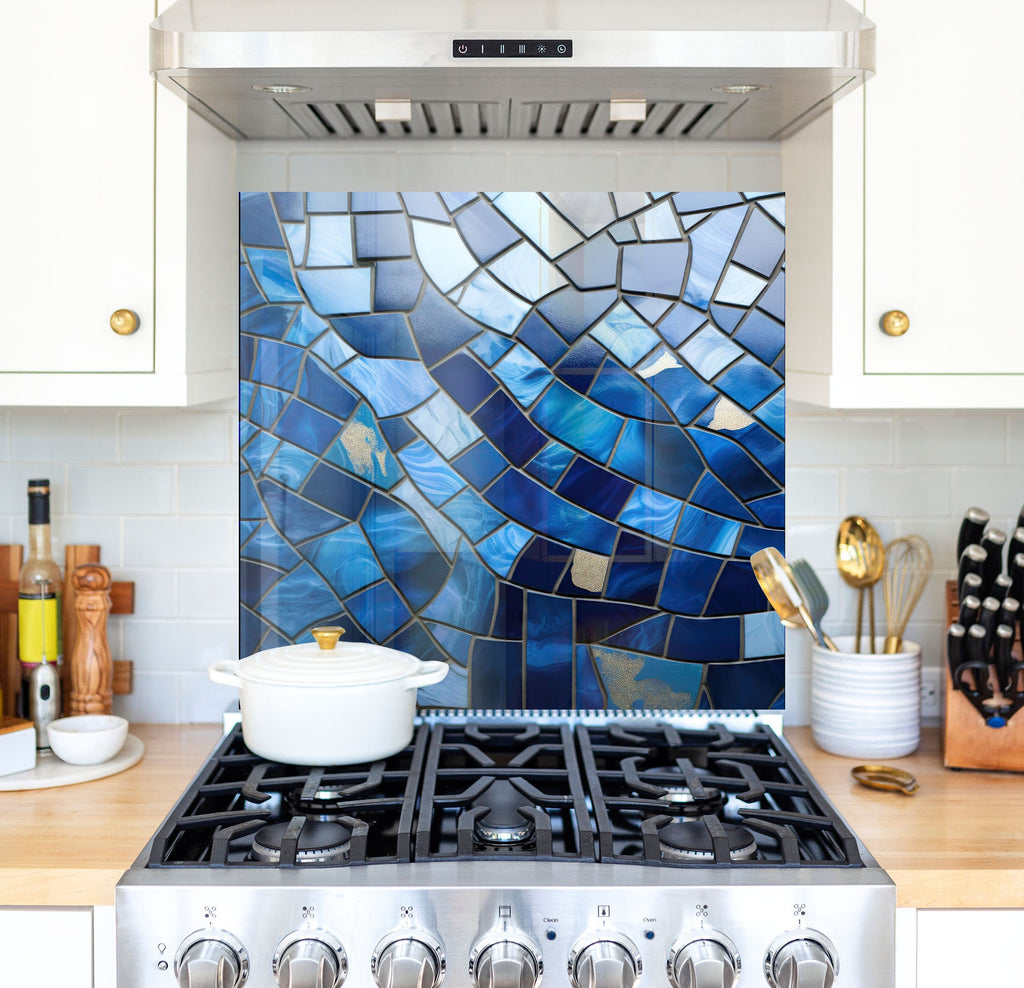 a stove top oven sitting inside of a kitchen