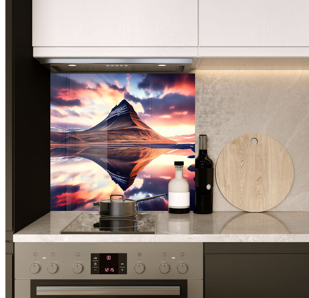 a stove top oven sitting inside of a kitchen