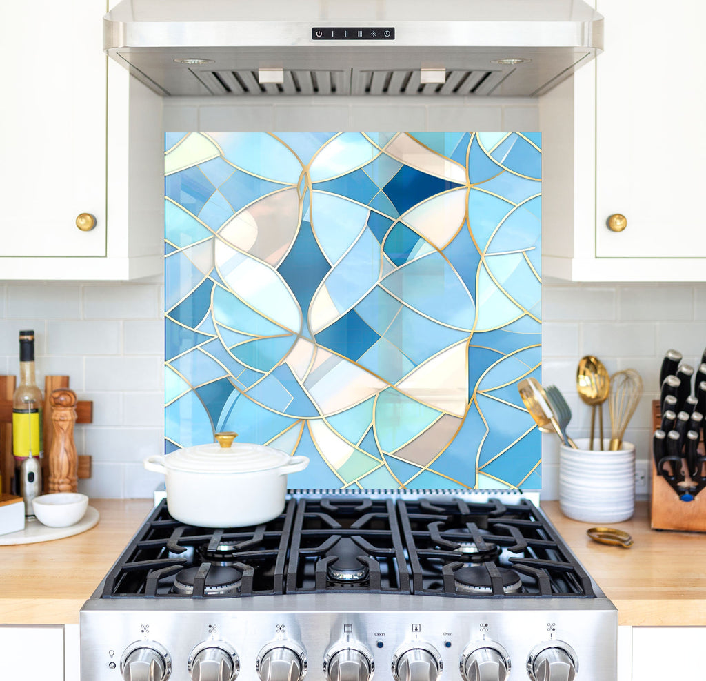 a stove top oven sitting inside of a kitchen