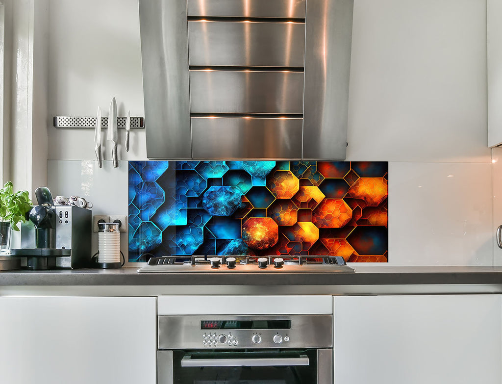 a stove top oven sitting inside of a kitchen