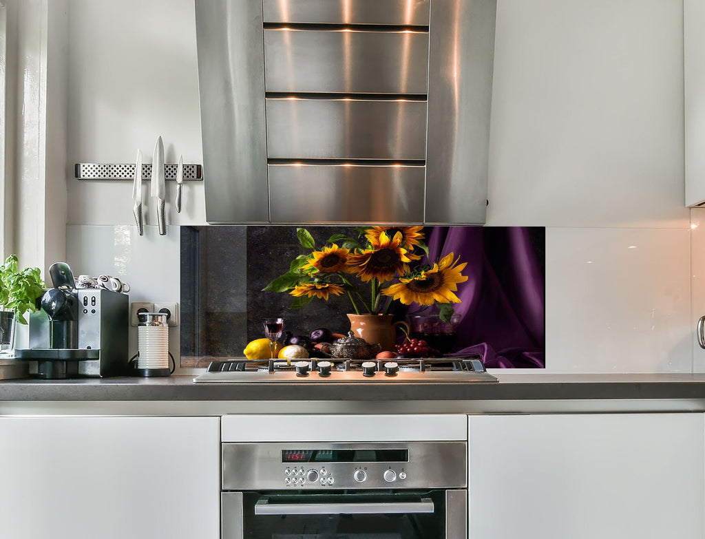 a stove top oven sitting inside of a kitchen