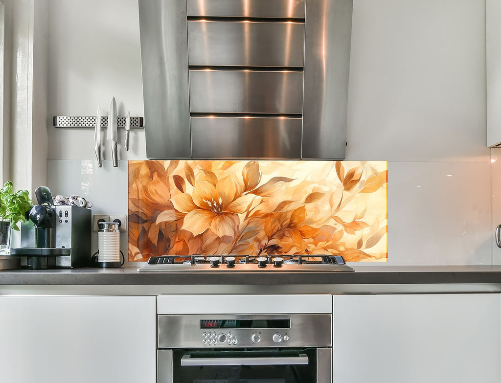 a stove top oven sitting inside of a kitchen