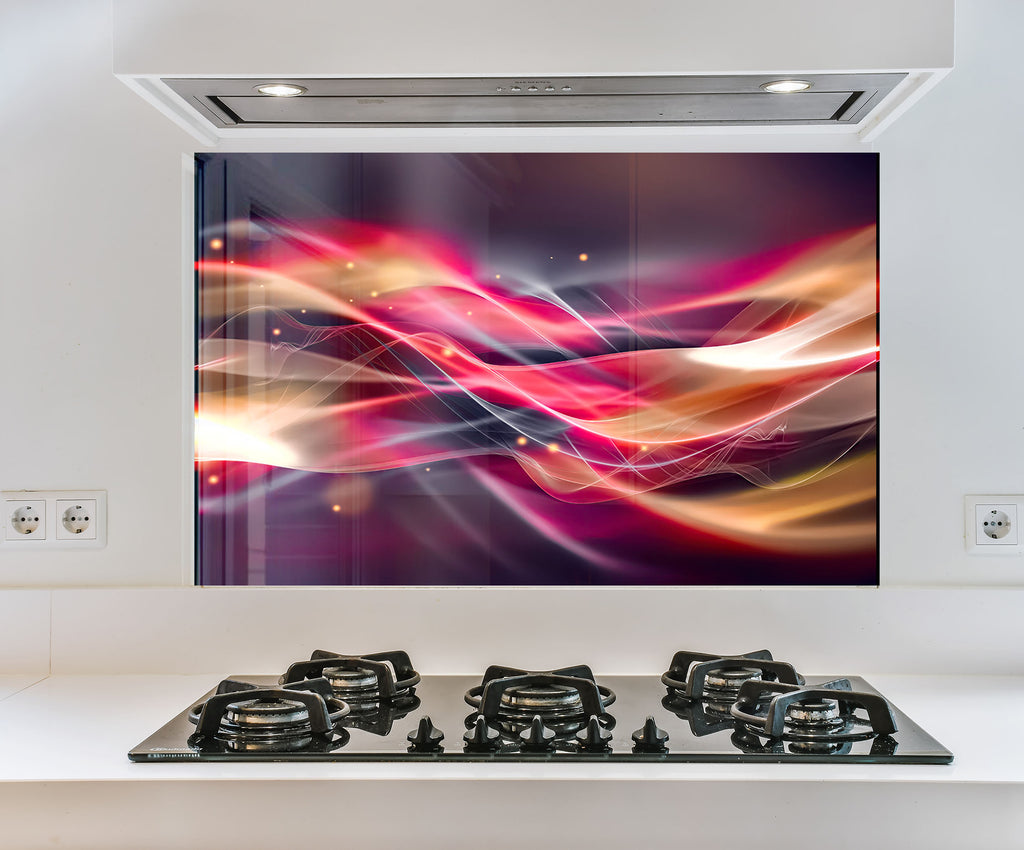 a picture of a kitchen with a stove top