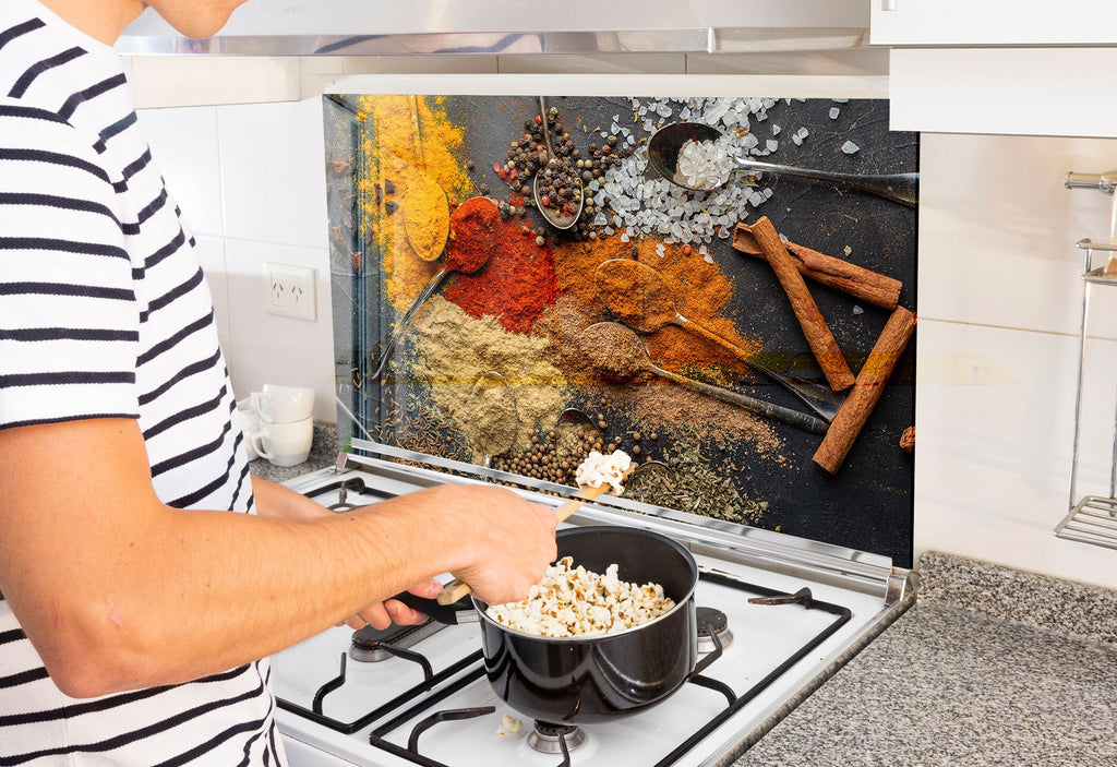 a man is cooking food on the stove