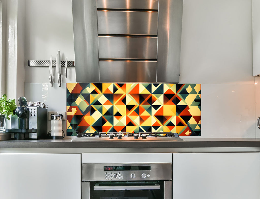 a stove top oven sitting inside of a kitchen