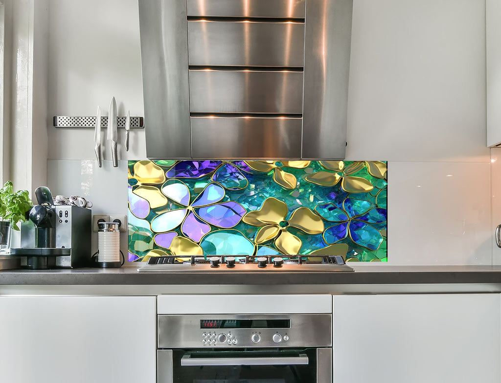 a stove top oven sitting inside of a kitchen