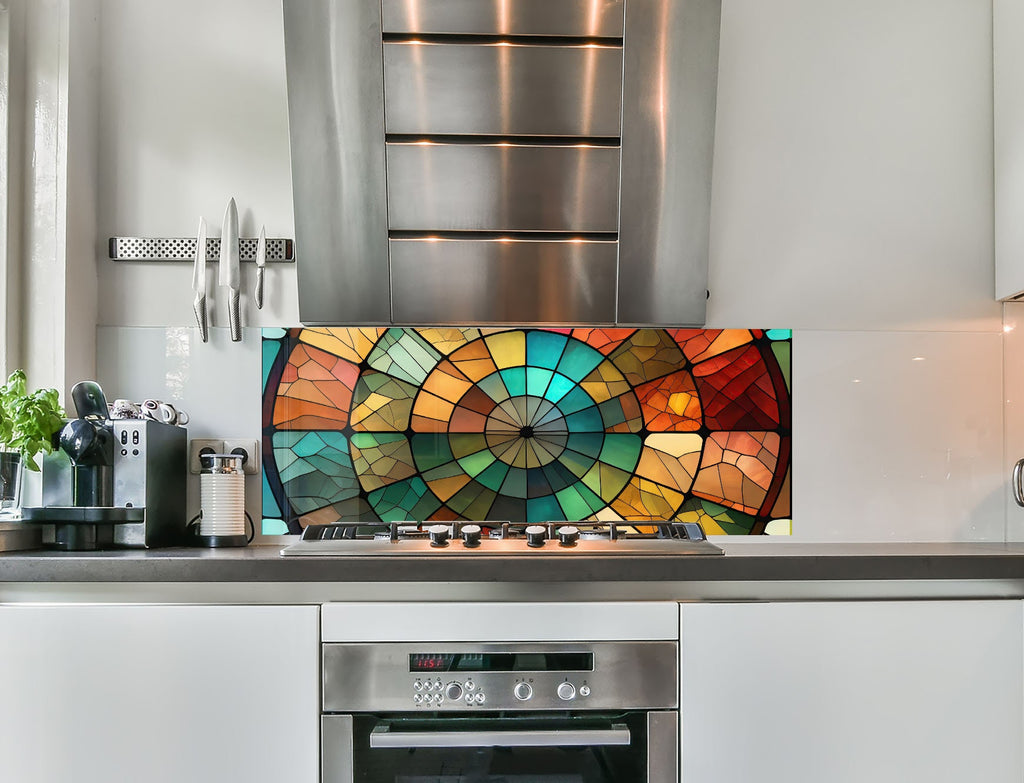 a stove top oven sitting inside of a kitchen